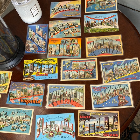 Vintage postcards multiple cities! - Picture 1 of 1